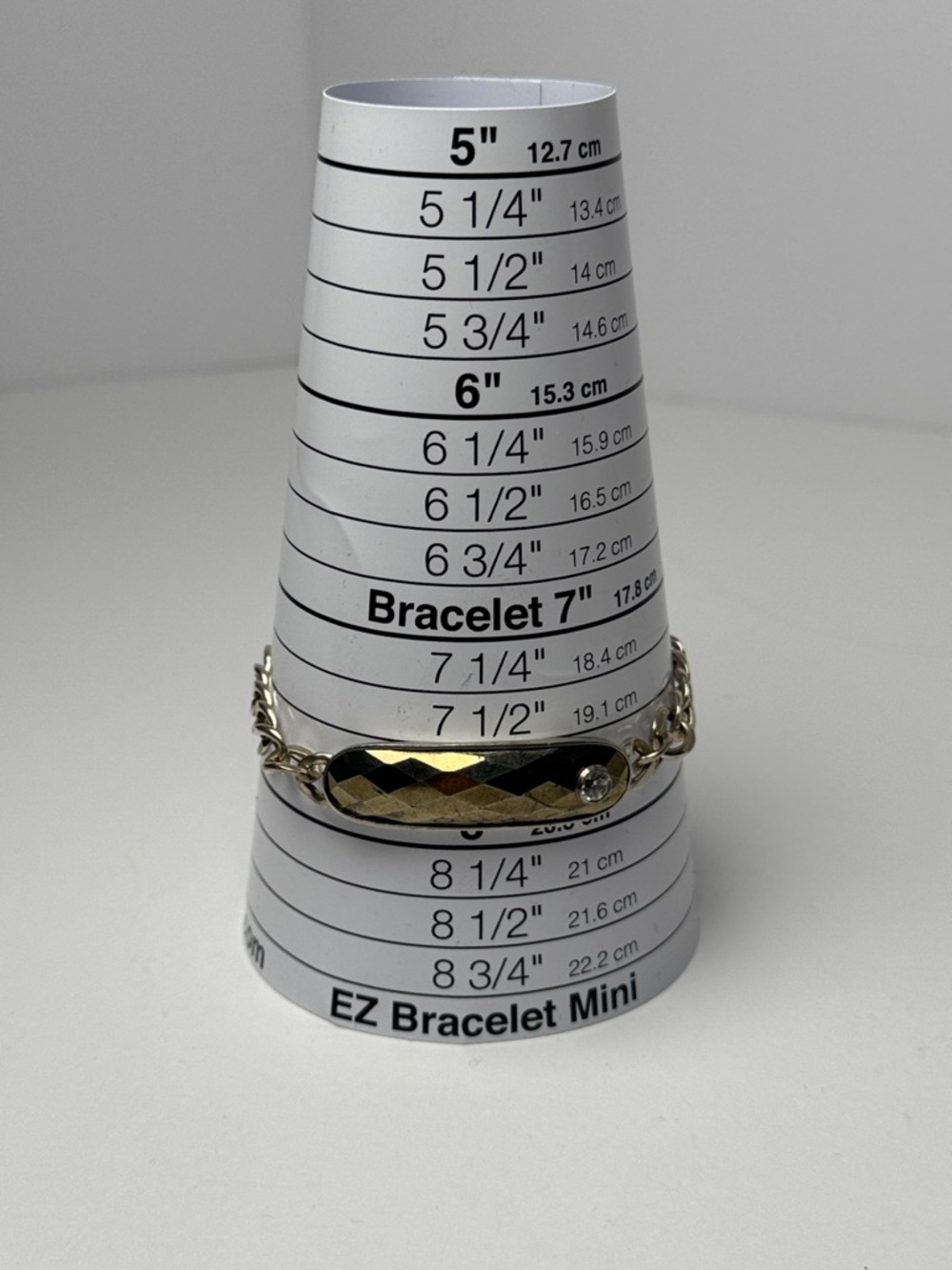 SILPADA Pyrite 925 Silver Faceted Black Bar Chain Bracelet Cubic Zirconia Accent - Picture 6 of 10